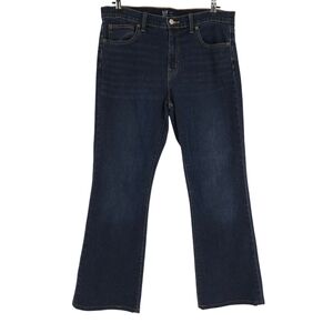 GAP Denim Bootcut Jeans High Rise Dark Wash Boot 12